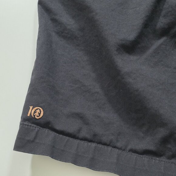 Tentree Shorts Mens 33 Black Organic Cotton Sustainable Comfort Hiking Stretch - Picture 14 of 16